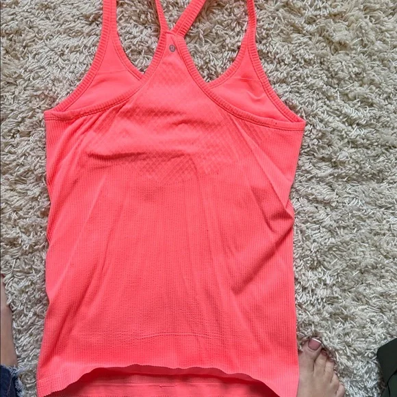 Coral Racerback Tank Top - Picture 2 of 2